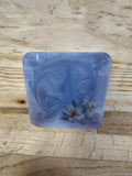 Coaster Lily with lavender swirl