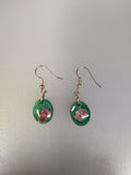 Tiny dangle floral earrings