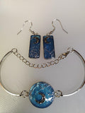 Blue Moon Bracelet and Earrings